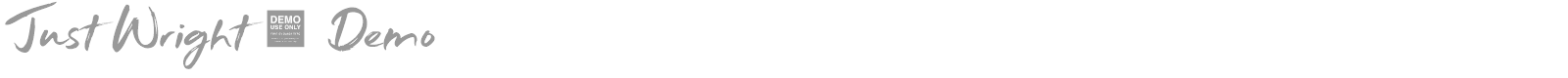 Just Wright font preview